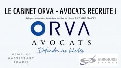 Emploi assistant cabinet Orva Avocats